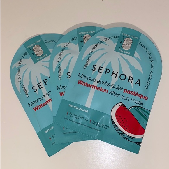 Sephora Skincare Sephora Watermelon Aftersun Mask Set Of 3 Poshmark